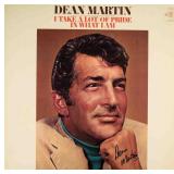 Dean Martin signed I Take A Lot Of Pride In...