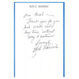 Old Yeller Ruth Warrick signed letter