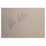 The Pink Panther Peter Sellers signature slip