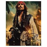 Pirates of the Caribbean Johnny Depp signed photo