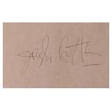 Joseph Cotton signature slip