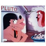 Pluto Bill Farmer signed photo. JSA Authenticated
