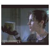 Hellraiser IV Valentina Vargas signed movie photo