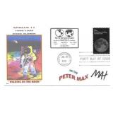 Peter Max signed FDC