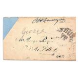 Union Officer C.H. Vanwyck Signed Civil War Cover