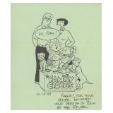 Cartoonist Bil Keane signed flyer