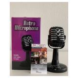 Tracey Morgan signed microphone JSA