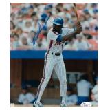 New York Mets Star Mookie Wilson signed photo