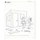 Joe Buresch signed original hand drawn sketch