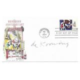 Willem de Kooning signed First Day Cover