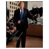 US President Donald Trump signed photo