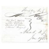 Brigidear General Theodore Runyon Signed Civil...