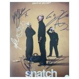 Snatch cast signed mini poster GFA authenticated