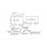 Great Train Robber of 1963 Ronnie Biggs Signed...