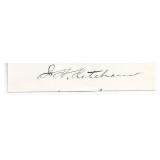 J.H. Ketcham Signed Civil War Signature Cut