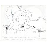 Eugene M. Myers hand drawn and signed sketch