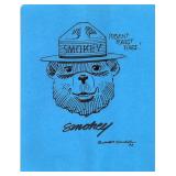 Smokey the Bear creator Rudolph Wendelin Signed...