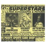 WWE The Brooklyn Brawler  signed flyer