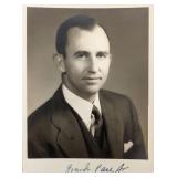 Secretary of Army Frank Pace Jr signed photo