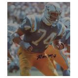 Ron Mix signed photo