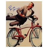 Pee Wee Herman signed photo