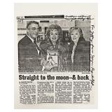 The Honeymooners Joyce Randolph signed paper