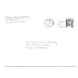 Child Killer Eileen BOEHM Signed Envelope