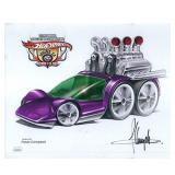 Hot Wheels designer Fraser Campbell signed...
