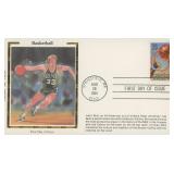 Boston Celtics Larry Bird 1991 First Day Cover