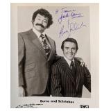 Jack Burns/ Avery Schrieber signed photo