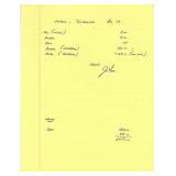 Astronaut Jim irwin signed space document