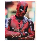 Deadpool Ryan Reynolds signed photo