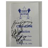 Brian Downing and Rich Saul signed Orange...