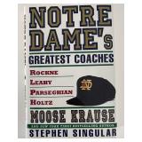 Johnny Lujack signed Notre Dame's Greatest...