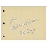 Three Stooges original signatures