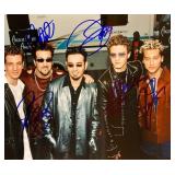 NSYNC band signed photo