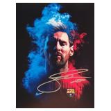 Lionel Messi signed photo