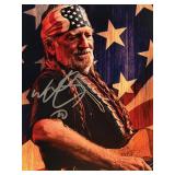 Willie Nelson signed photo