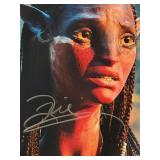 Avatar Zoe Saldana signed movie photo