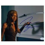 The Walking Dead Danai Gurira signed photo. JSA...