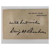 Dwight D. Eisenhower original signature