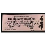 The Bellamy Brothers Signed Concert Ticket
