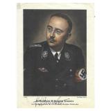 Nazi Head of the SS Heinrich Himmler Signed Photo