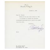 Alexander Haig signed letter