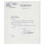 William Proxmire  signed letter