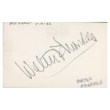 Vice President Walter Mondale signature