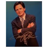 Back To The Future Michael J. Fox signed photo