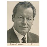 Willy Brandt signed photo