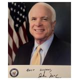 John McCain facsimile signed photo