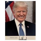 Donald Trump facsimile signed photo